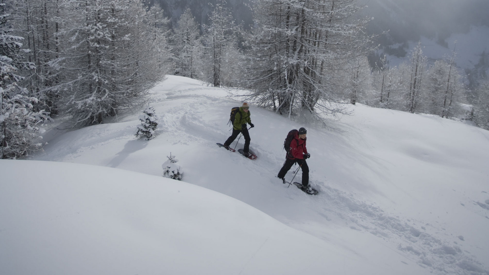 [Translate to Englisch:] Schneeschuhwandern in Sölden im Ötztal