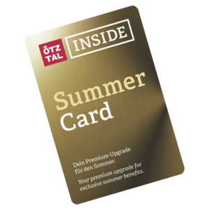 Ötztal inside Summer Card Partner Ötztal inside Summer Card Partner